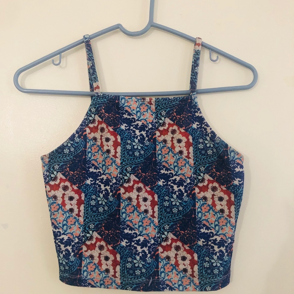 🌻TOPSHOP boho crop top